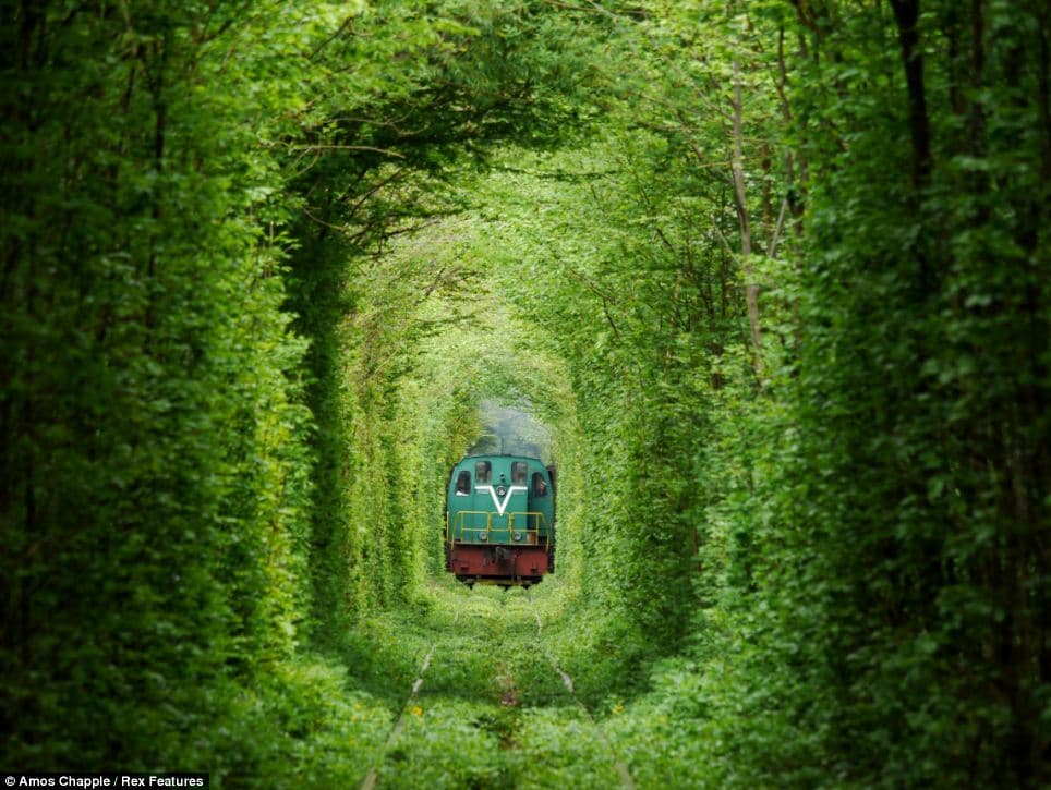 Железнодорожный туннель на станции Клевань, Украина